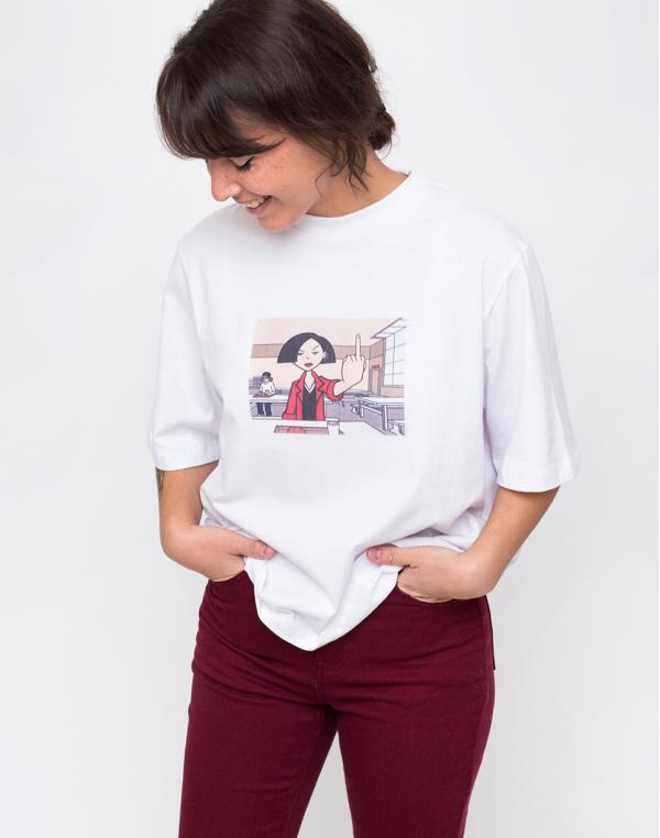 Lazy Oaf Daria Jane Failing WHITE L