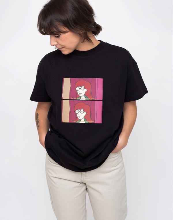 Lazy Oaf Daria Sighs BLACK M/L