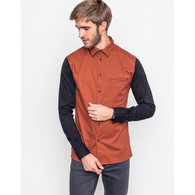 Košile RVLT 3487 Shirt brown