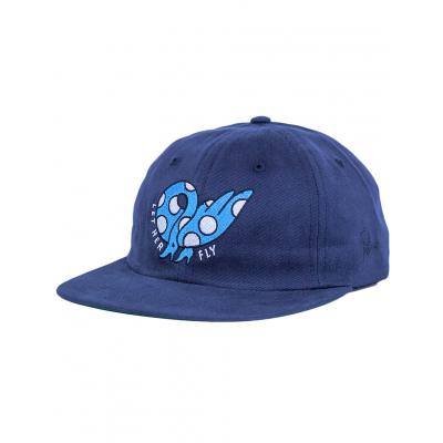 Kšiltovka by Parra 6 panel hat fly Navy Blue