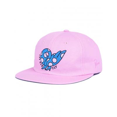 Kšiltovka by Parra 6 panel hat fly PINK