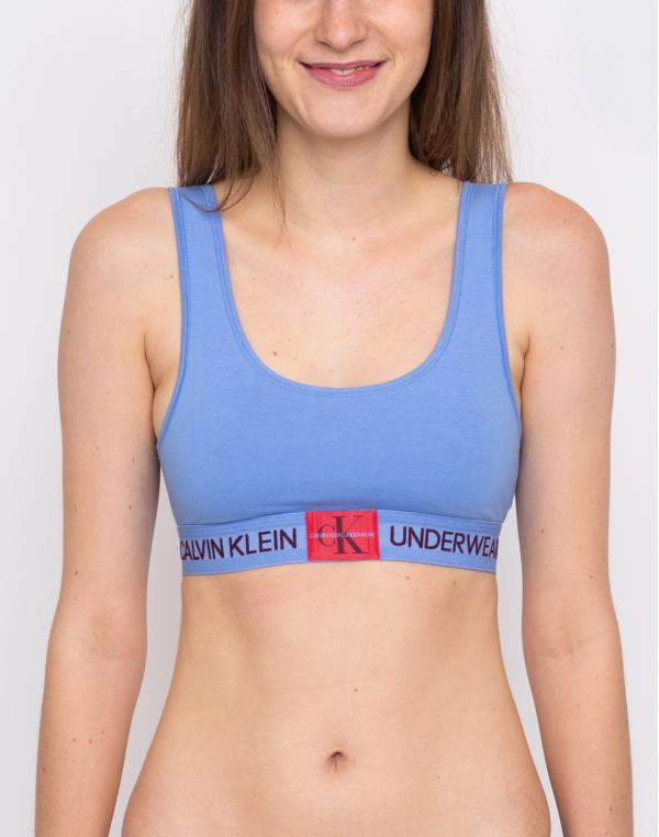 Calvin Klein Unlined Bralette Periwinkle Blue S