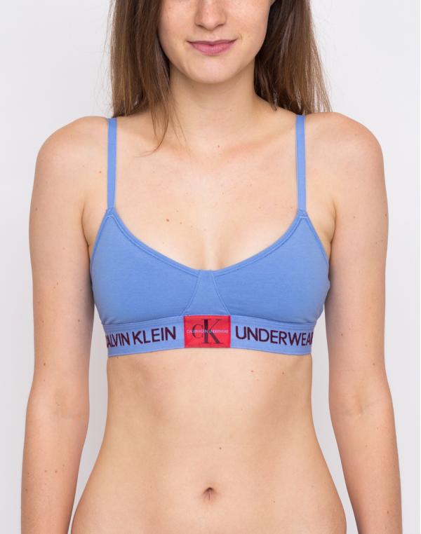 Calvin Klein Unlined Triangle Periwinkle Blue S
