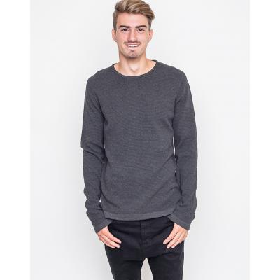 Svetr RVLT 6397 Knit structure darkgrey