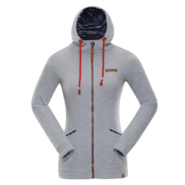 ALPINE PRO MACA NEUTRÁLNÍ / ZEMITÁ Dámská Mikina M
