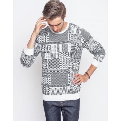 Svetr RVLT 6417 Knit Pattern offwhite