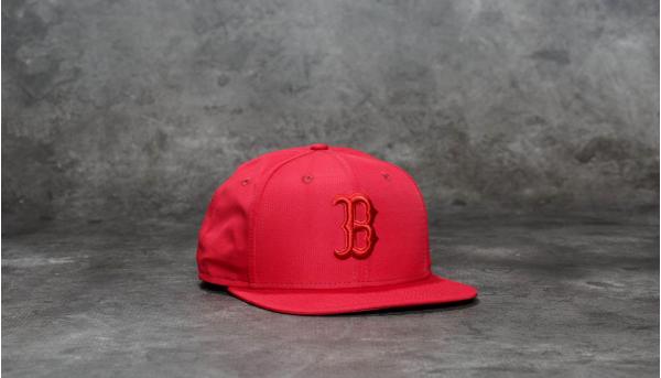 New Era 9Fifty Nano Ripstop Boston Red Sox Cap Cardinal Red