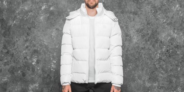 Urban Classics Hooded Puffer Jacket White