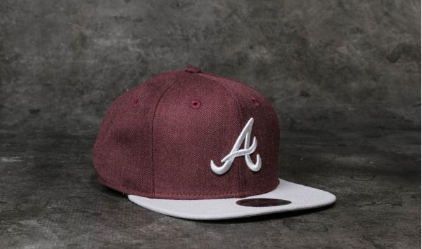 New Era 9Fifty MLB Seasonal Heather Atlanta Braves Cap Red/ Grey