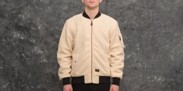 HUF Sherpa Bomber Jacket Natural