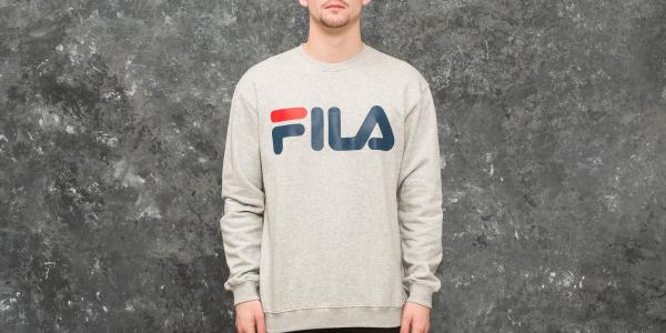 FILA Classic Logo Sweater Light Grey Melange Bros