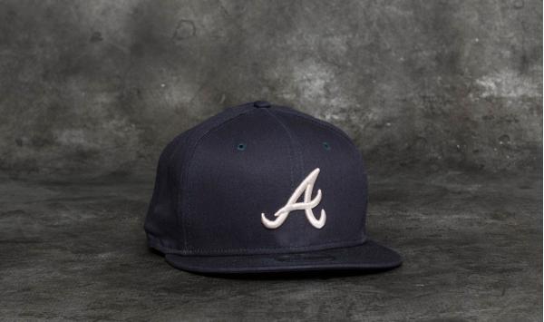 New Era 9Fifty League Essential Atlanta Braves Cap Navy/ Satin