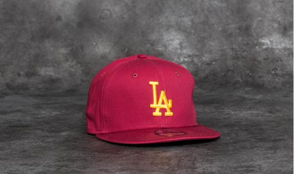 New Era 9Fifty League Essential Los Angeles Dodgers Cap Scarlet/ Gold