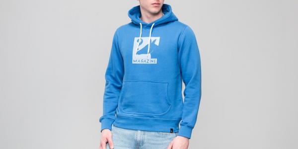 by Parra Horse Magazine Hooded Sweater Cobalt Blue