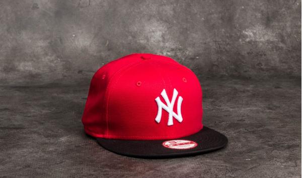 New Era 9Fifty MLB Cotton Block New York Yankees Cap Scarlet/ Black/ White