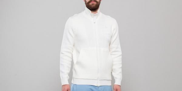 adidas x Pharrell Williams HU Holi Knit Track Top Off White/ White