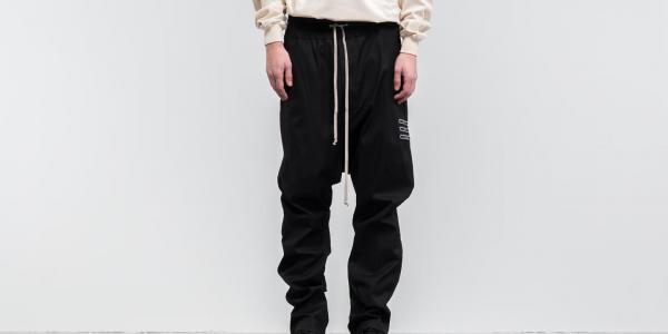 Rick Owens DRKSHDW Drawstring Long Pants Black