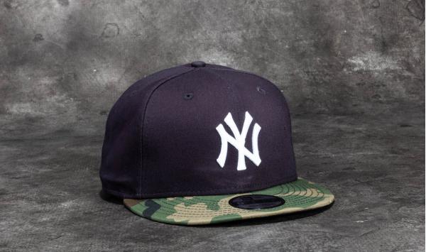 New Era 9Fifty Team Camo New York Yankees Cap Navy/ Woodland Camo