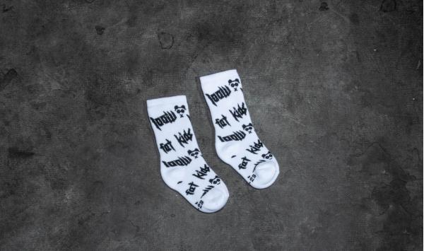 LoowFAT KIDS Logout Socks White/ Black