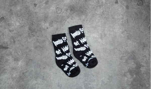 LoowFAT KIDS Logout Socks Black/ White