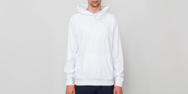 FILA Velour Hoodie White