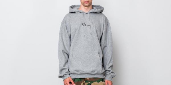 Polar Skate Co. American Fleece Hood Grey Heather