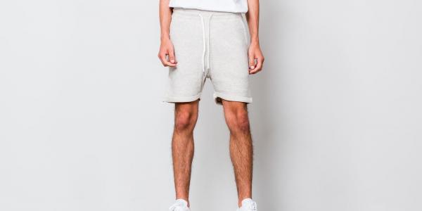 SELECTED Cliff Sweat Shorts Light Grey Melange
