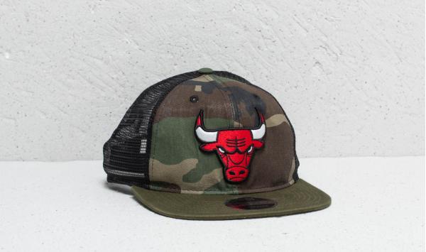 New Era 9Fifty NBA Chicago Bulls Trucker Washed Camo