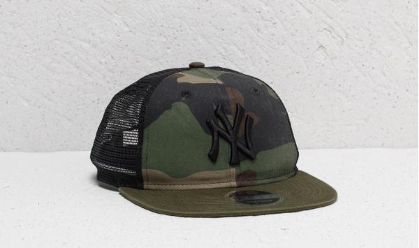 New Era 9Fifty MLB New York Yankees Trucker Washed Camo