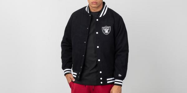 New Era Varsity Jacket Oakland Riders Black/ White