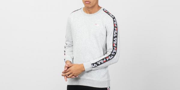 FILA Aren Crew Pullover Light Grey