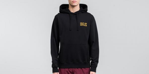 WOOD WOOD Fred Hoodie Black