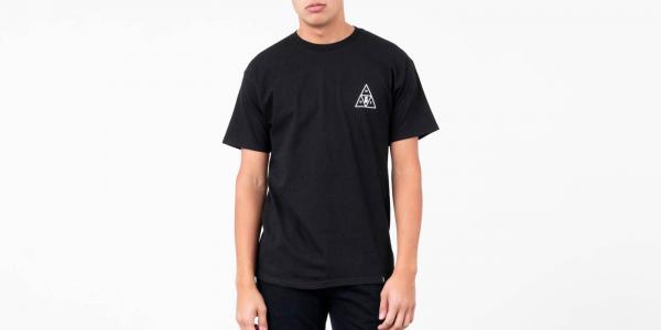 HUF Memorial Triangle Tee Black