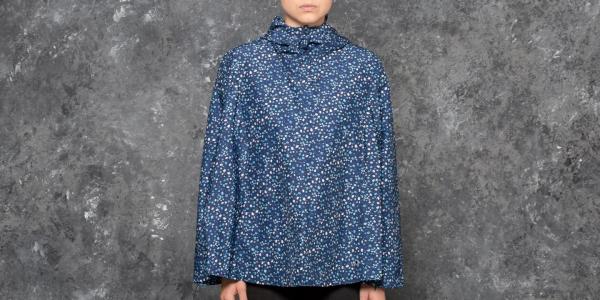 Herschel Supply Co. W Voyage Poncho Jacket Peacoat Mini Floral