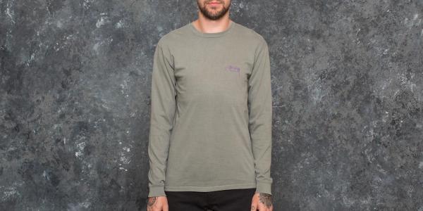 Stüssy Designs Pigment Dyed Longsleeve Tee Grey