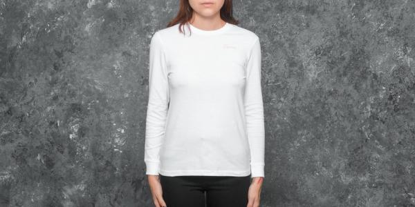 Vans Wm Blossom Script Longsleeve Tee White