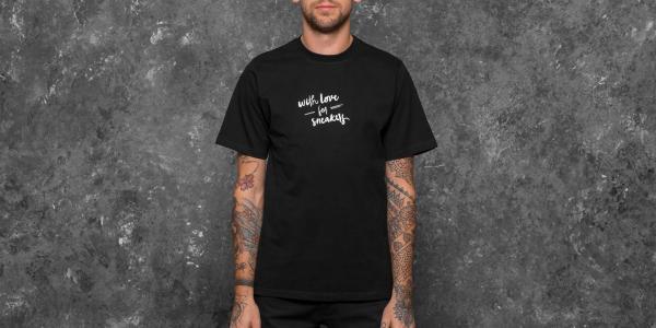 Footshop With Love For Sneakers Tee Black