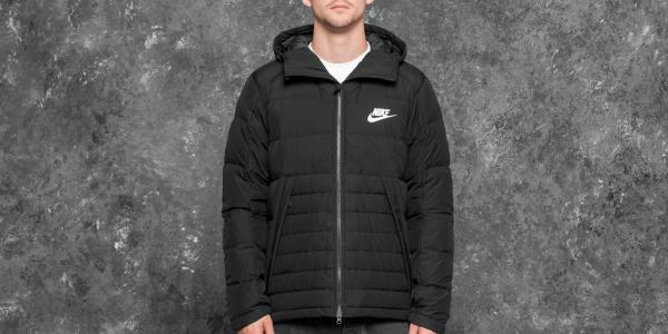 Nike Sportswear Down Hill Hoodie Jacket Black/ White