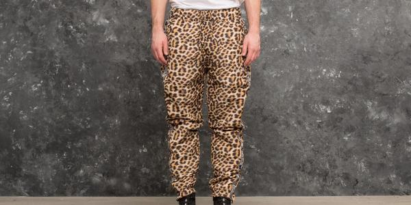 40s & Shorties x HUSTLER Hooligan Track Pants Black/ Leopard