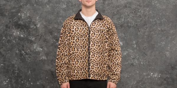 40s & Shorties x HUSTLER Hooligan Track Jacket Black/ Leopard