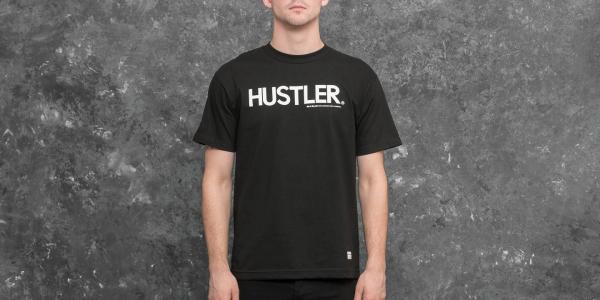 40s & Shorties x HUSTLER Logo Tee Black
