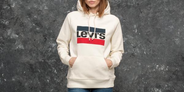 Levi's® Graphic Sport Hoodie Marshmallow