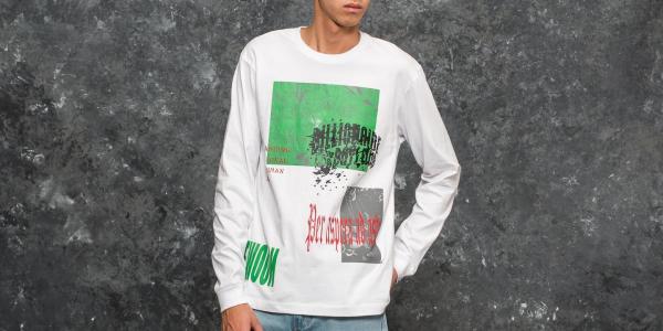 Billionaire Boys Club Collage Print Longsleeve T-Shirt White