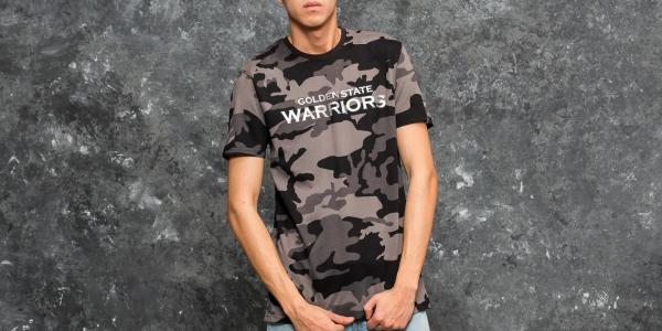 New Era BNG Graphic Golden State Warriors Tee Grey Camo