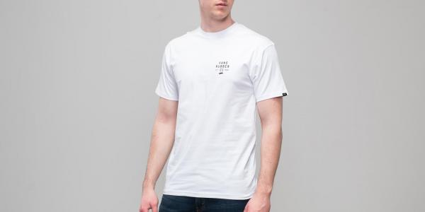 Vans Stacked Rubber Shortsleeve Tee White