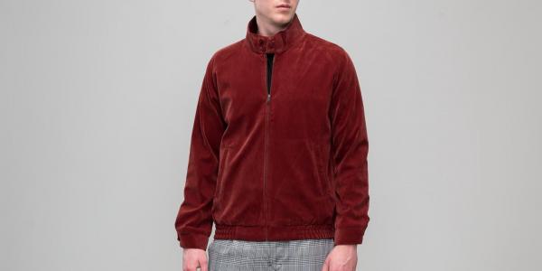 Stüssy Velvet Harrington Jacket Rose