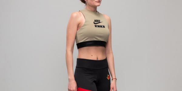 Nike Sportswear Air Crop Top Olive