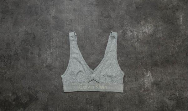 Calvin Klein Unlined Bralette Grey Heather