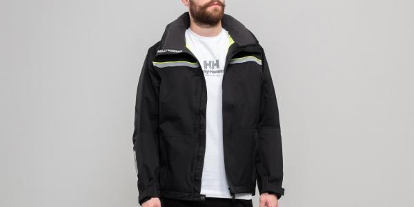 SWEET SKTBS Helly Hansen Sailing Jacket Black/ Neon Yellow