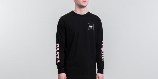 WOOD WOOD Han Longsleeve Tee Black